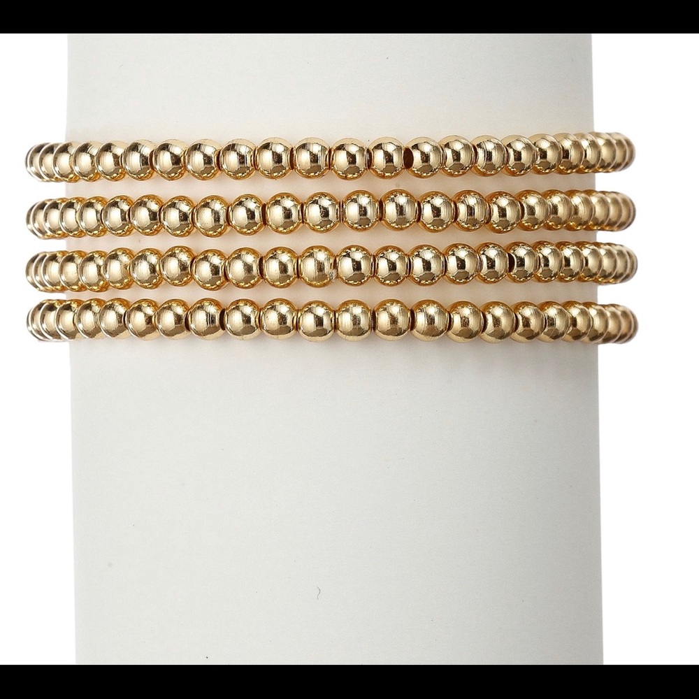 14kt gold filled bead bracelets